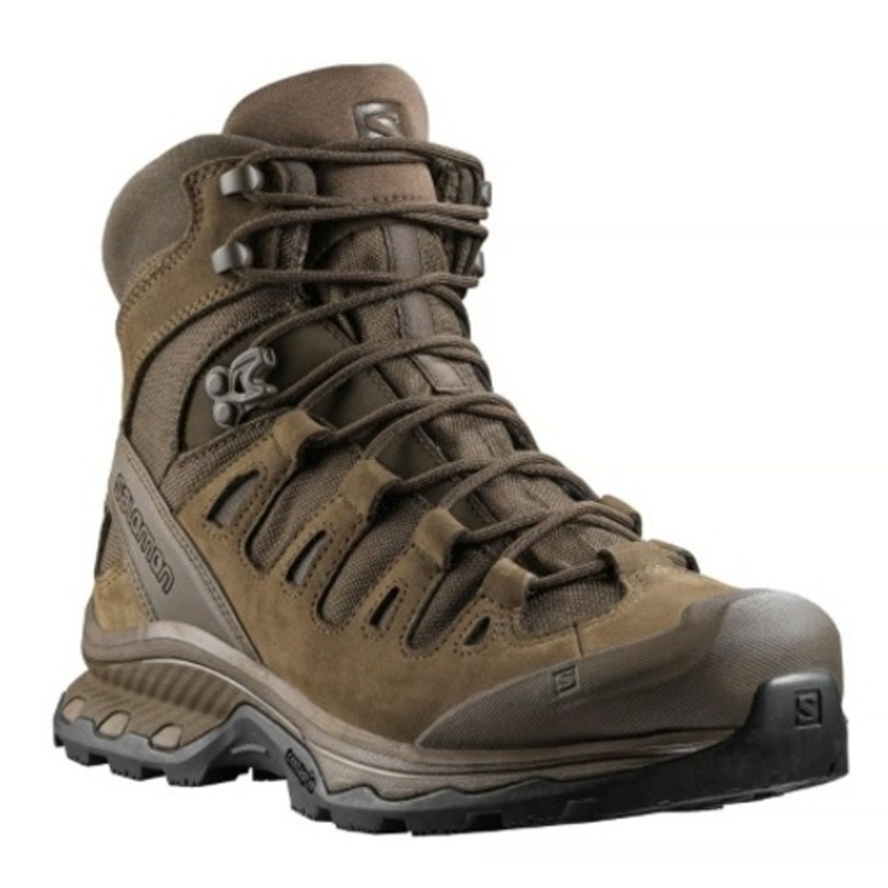 Salomon Quest 4D Forces 2 Tactical Boots Earth Brown 407233 Mens 10.5 Hiking